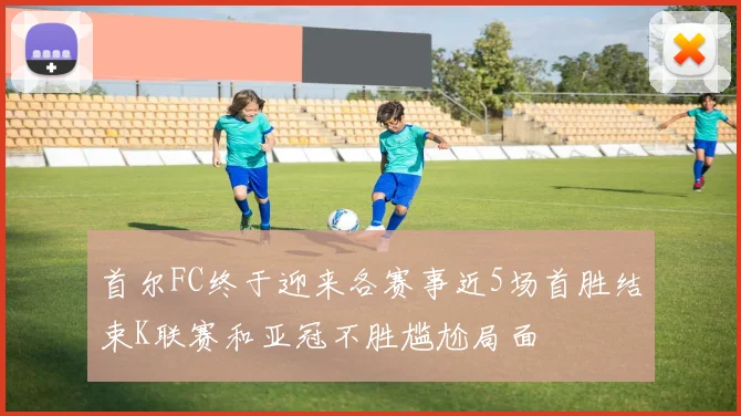 首尔FC终于迎来各赛事近5场首胜结束K联赛和亚冠不胜尴尬局面
