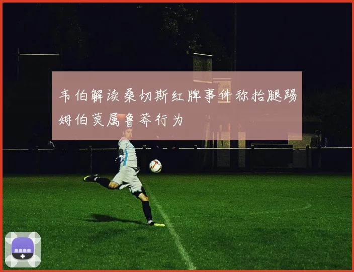 韦伯解读桑切斯红牌事件称抬腿踢姆伯莫属鲁莽行为