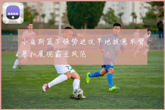 小南斯篮下强势进攻旱地拔葱单臂暴扣展现霸主风范