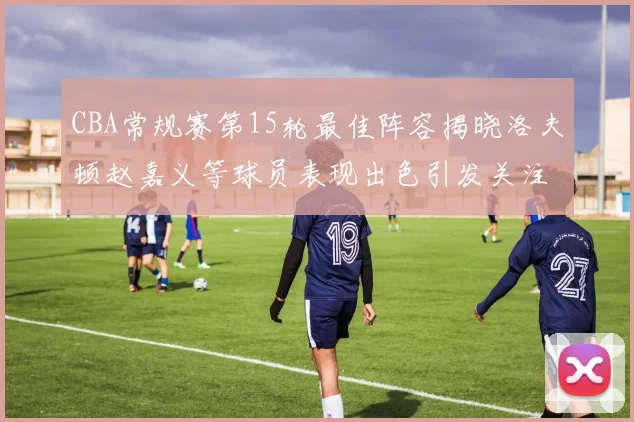 CBA常规赛第15轮最佳阵容揭晓洛夫顿赵嘉义等球员表现出色引发关注